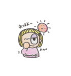 おかっぱミルちゃん（個別スタンプ：17）
