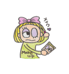 おかっぱミルちゃん（個別スタンプ：19）