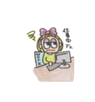 おかっぱミルちゃん（個別スタンプ：21）
