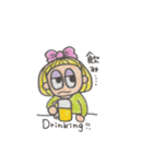 おかっぱミルちゃん（個別スタンプ：28）