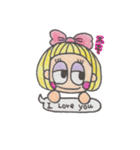 おかっぱミルちゃん（個別スタンプ：34）