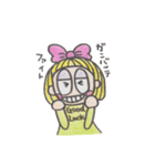 おかっぱミルちゃん（個別スタンプ：38）