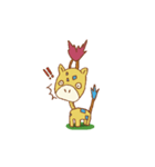 キリンのキーくん（個別スタンプ：3）