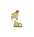 キリンのキーくん（個別スタンプ：7）