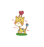 キリンのキーくん（個別スタンプ：10）