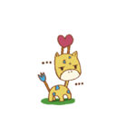 キリンのキーくん（個別スタンプ：14）