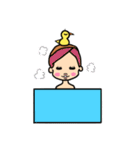 アヒルと彼女（個別スタンプ：12）