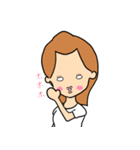 アヒルと彼女（個別スタンプ：27）