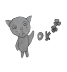 黒猫ぽんちゃん＆ほのぼのペンギン（個別スタンプ：30）