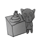 黒猫ぽんちゃん＆ほのぼのペンギン（個別スタンプ：33）