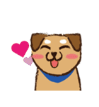 ミックス犬ライくん（個別スタンプ：1）