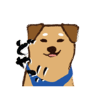 ミックス犬ライくん（個別スタンプ：35）