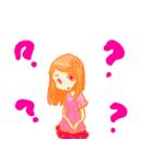 Girl Laugh's daily life（個別スタンプ：28）