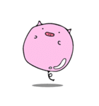 ぷかぷかぶた（個別スタンプ：1）