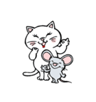 アヴァちゃんとノア君（個別スタンプ：35）