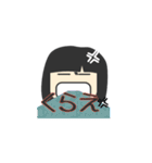 電波OL Ver.イエロー（個別スタンプ：26）
