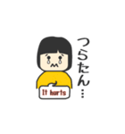 電波OL Ver.イエロー（個別スタンプ：30）