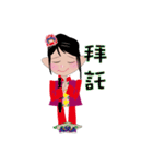 Taiwan girl something to say（個別スタンプ：34）