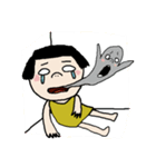 Little stupid girl ！（個別スタンプ：23）