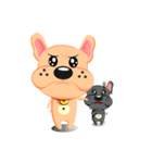 French Bulldog - (Shi Tazi Phi)(Chinese)（個別スタンプ：12）