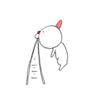 出っ歯ウサギ「うさっぱ」（個別スタンプ：6）