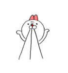 出っ歯ウサギ「うさっぱ」（個別スタンプ：7）