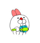出っ歯ウサギ「うさっぱ」（個別スタンプ：19）