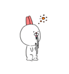 出っ歯ウサギ「うさっぱ」（個別スタンプ：25）