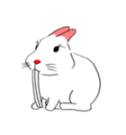 出っ歯ウサギ「うさっぱ」（個別スタンプ：30）