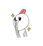 出っ歯ウサギ「うさっぱ」（個別スタンプ：35）