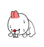 出っ歯ウサギ「うさっぱ」（個別スタンプ：37）