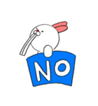 出っ歯ウサギ「うさっぱ」（個別スタンプ：40）