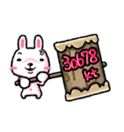 QQQQQ Cute Bunny（個別スタンプ：10）