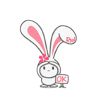 Rini Sakura Rabbit（個別スタンプ：6）