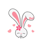 Rini Sakura Rabbit（個別スタンプ：9）