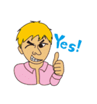 ポジティブ学生日常会話スタンプ（個別スタンプ：15）