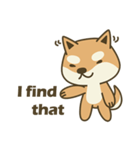 Shiba Inu(Shiba-Dog) Little Butt(cute)（個別スタンプ：16）