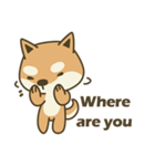 Shiba Inu(Shiba-Dog) Little Butt(cute)（個別スタンプ：19）