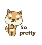 Shiba Inu(Shiba-Dog) Little Butt(cute)（個別スタンプ：28）