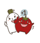 Radish Cai Cai with friends！(English)（個別スタンプ：34）