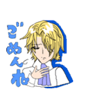 少女マンガの男の子（個別スタンプ：7）