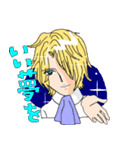 少女マンガの男の子（個別スタンプ：14）