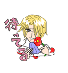 少女マンガの男の子（個別スタンプ：16）