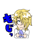 少女マンガの男の子（個別スタンプ：19）