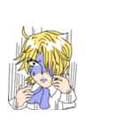 少女マンガの男の子（個別スタンプ：21）