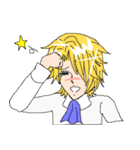 少女マンガの男の子（個別スタンプ：23）