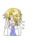 少女マンガの男の子（個別スタンプ：35）