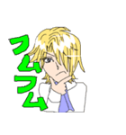 少女マンガの男の子（個別スタンプ：38）