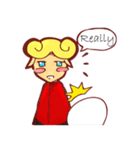 little boy cartoon（個別スタンプ：39）