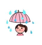 女の子と犬と猫（個別スタンプ：19）